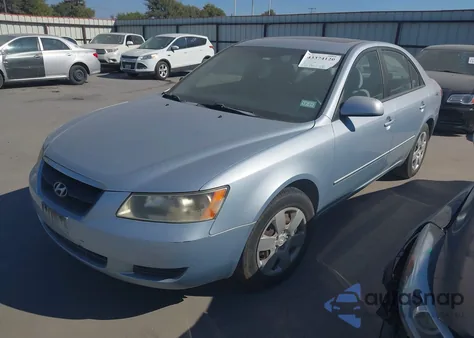 2008 Hyundai Sonata Gls из США, поврежденный, VIN 5NPET46C98H393470